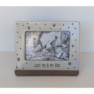 Just Me & My Dog Photo Picture Frame for a 4x6 Inch Image - Demdaco Brand